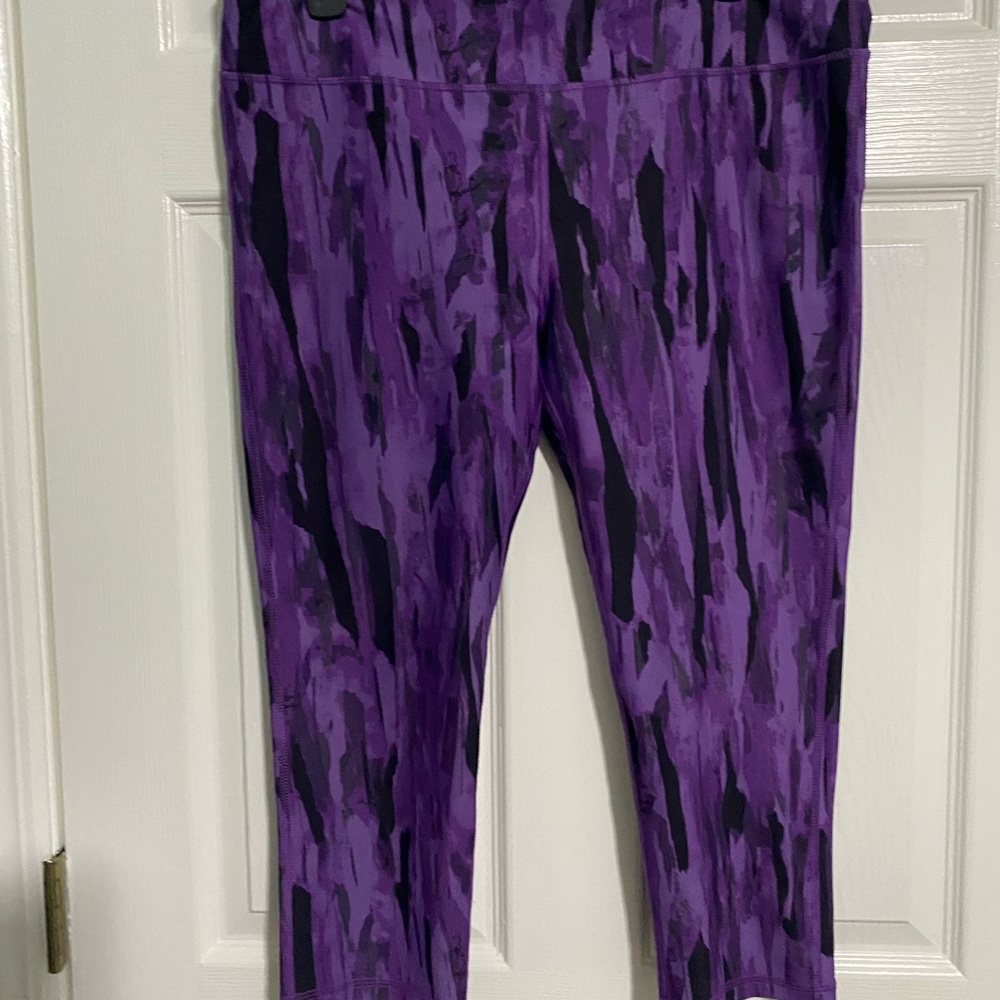 Ladies Marika Sport Capri Printed Active Leggings Size XL